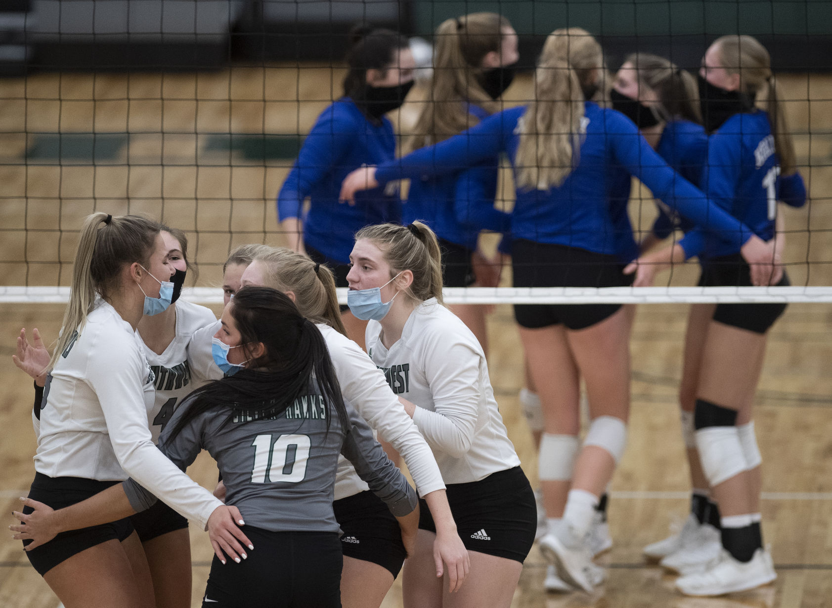 A-6 district volleyball, 10/28